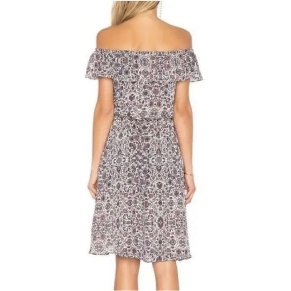 REVOLVE L’Agence Floral Leonie Off The Shoulder Dress Large - Picture 4 of 8